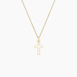 Pendentif Aimee Croix Or Jaune|Marc Orian Sale