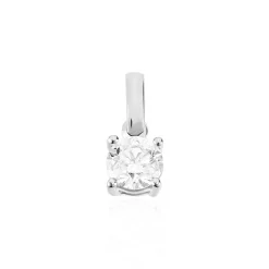 Pendentif Aliona Or Blanc Diamant|Marc Orian New