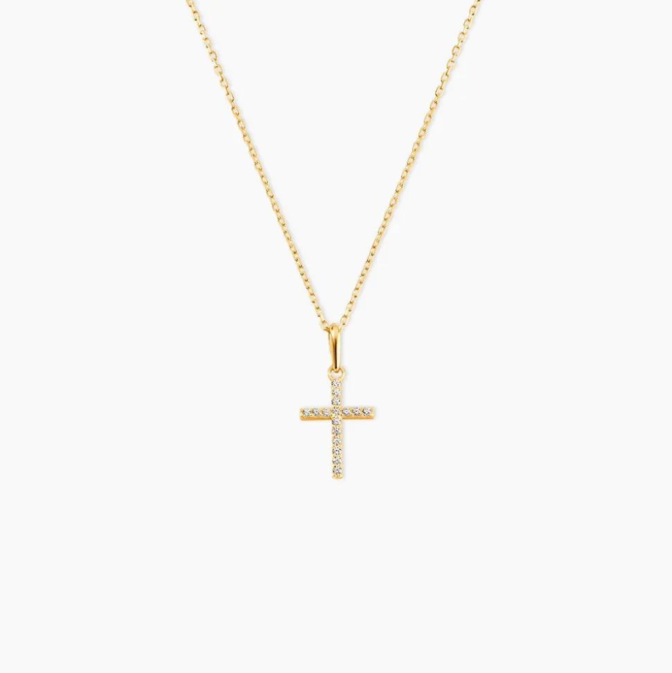 Pendentif Allen Or Jaune Oxyde De Zirconium