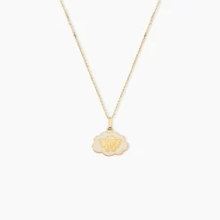 Pendentif Ange Nuage Or Jaune