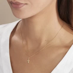 Pendentif Annabel Croix Or Jaune|Marc Orian Hot