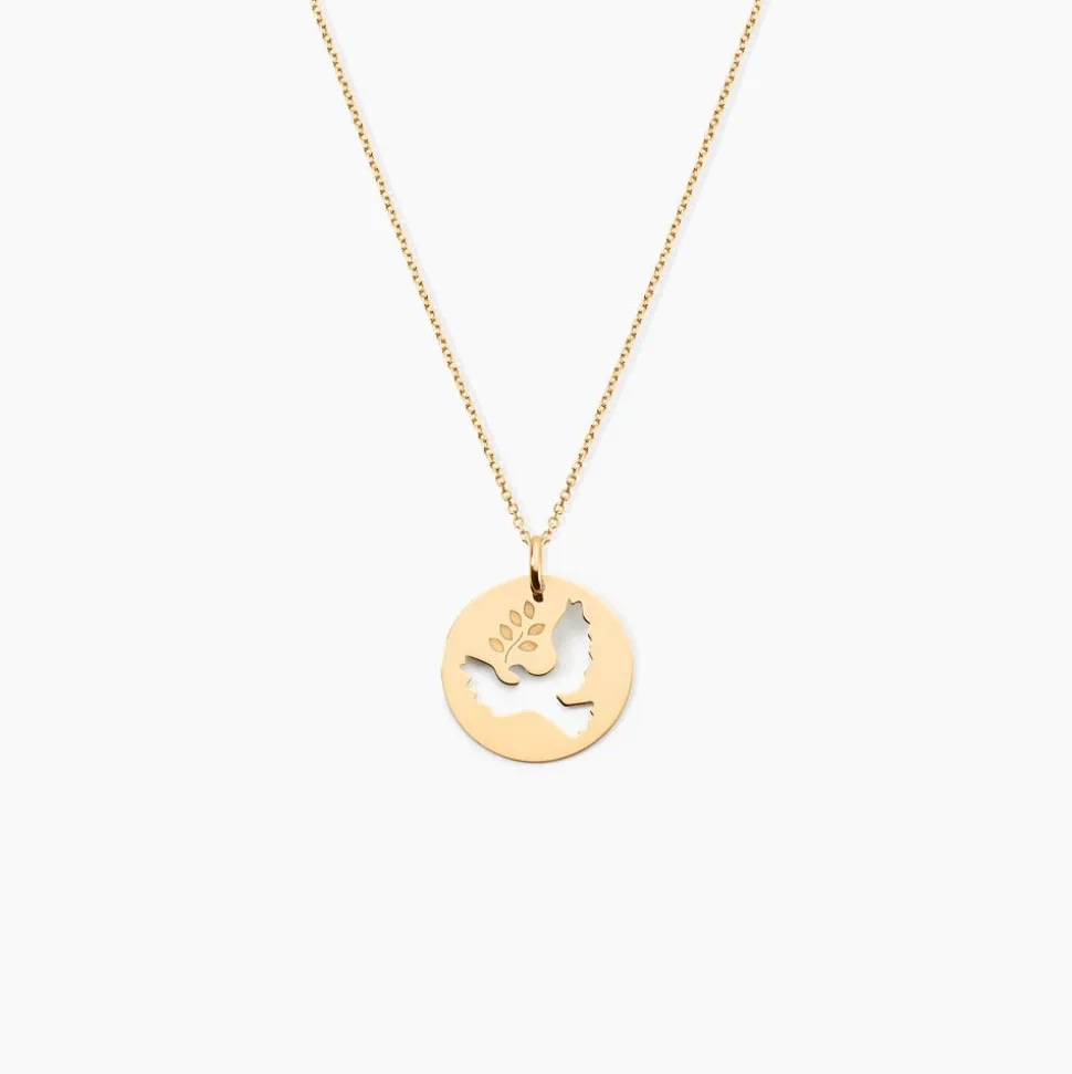 Pendentif Anny Colombe Or Jaune