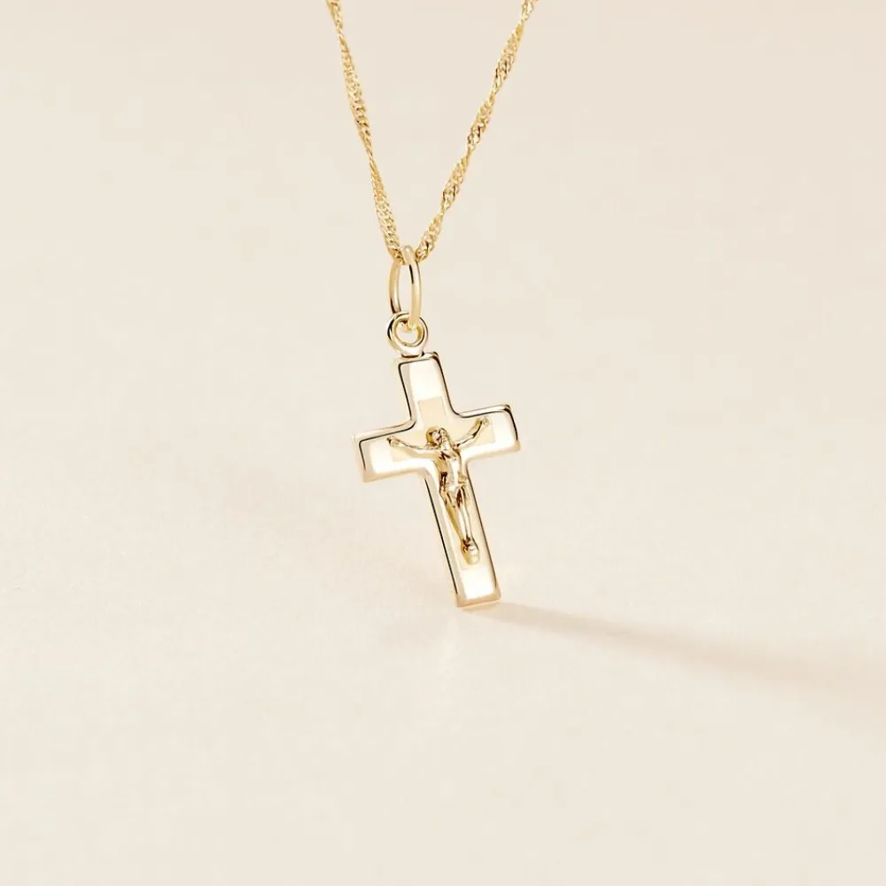 Pendentif Arabel Croix Or Jaune|Marc Orian Online