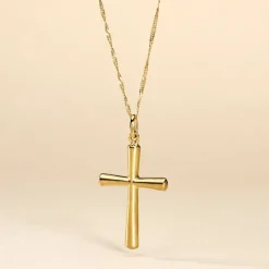 Pendentif Arantxa Croix Or Jaune
