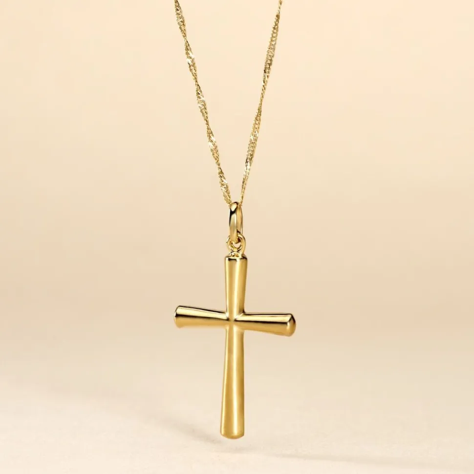 Pendentif Arantxa Croix Or Jaune