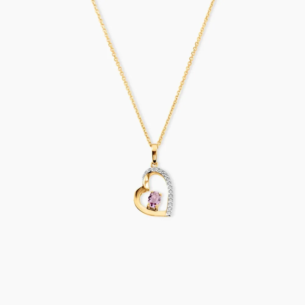 Pendentif Arduinna Or Jaune Améthyste|Marc Orian Online