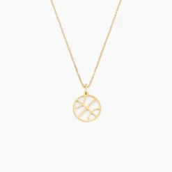 Pendentif Aster Or Jaune