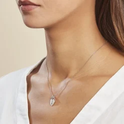 Pendentif Axelia Argent Blanc|Marc Orian Discount