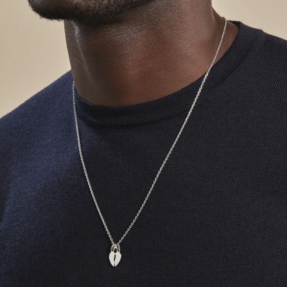 Pendentif Axelia Argent Blanc|Marc Orian Discount
