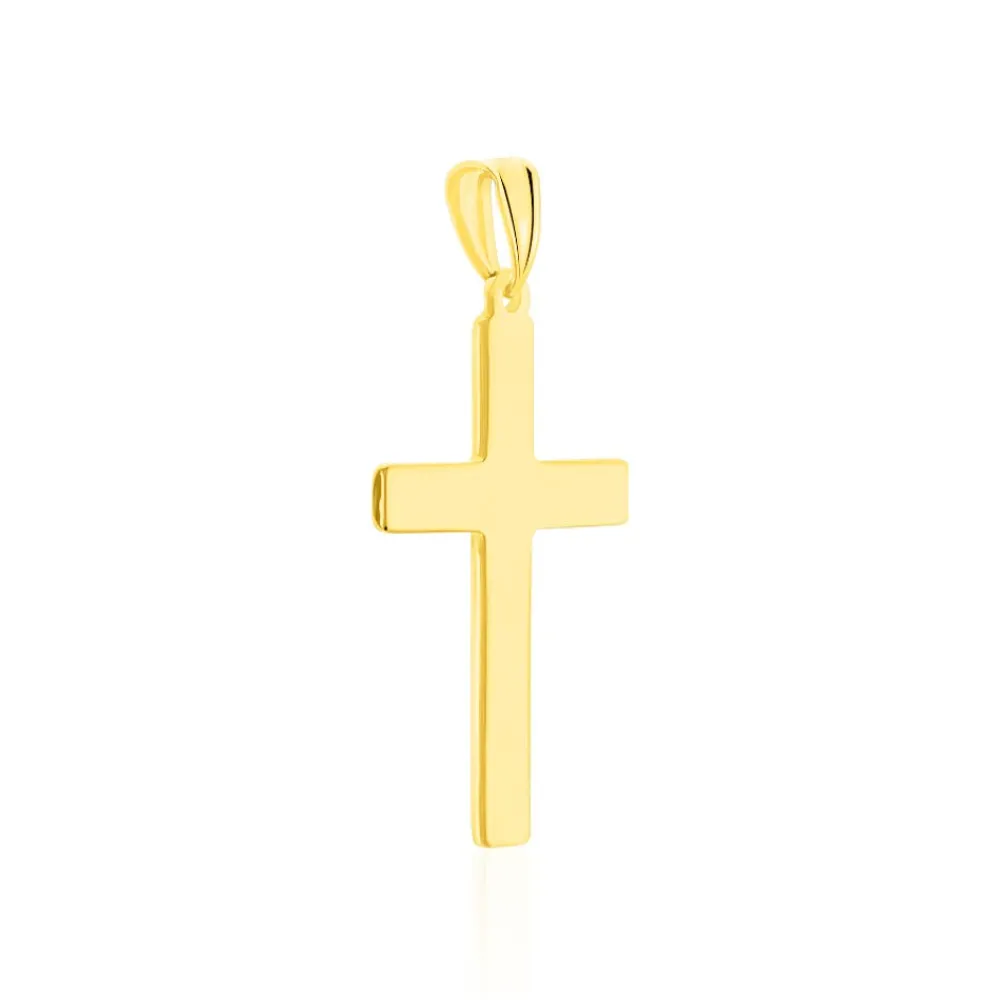 Pendentif Benny Croix Ciselee Or Bicolore|Marc Orian Outlet