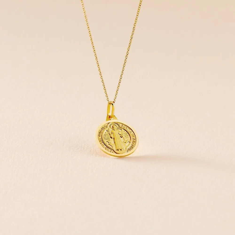 Pendentif Benoit Or Jaune|Marc Orian Discount