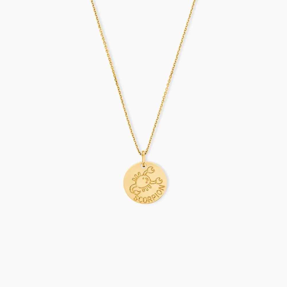 Pendentif Bergonia Zodiaque Or Jaune|Marc Orian New