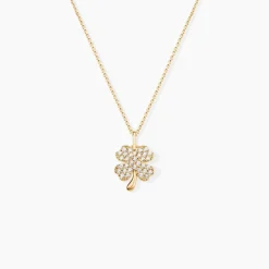Pendentif Brewal Or Jaune Oxydes De Zirconium
