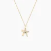 Pendentif Canice Croix Or Jaune Oxyde De Zirconium