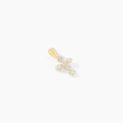 Pendentif Canice Croix Or Jaune Oxyde De Zirconium|Marc Orian Hot