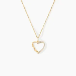 Pendentif Chiela Or Jaune Oxyde De Zirconium
