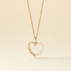 Pendentif Chiela Or Jaune Oxyde De Zirconium