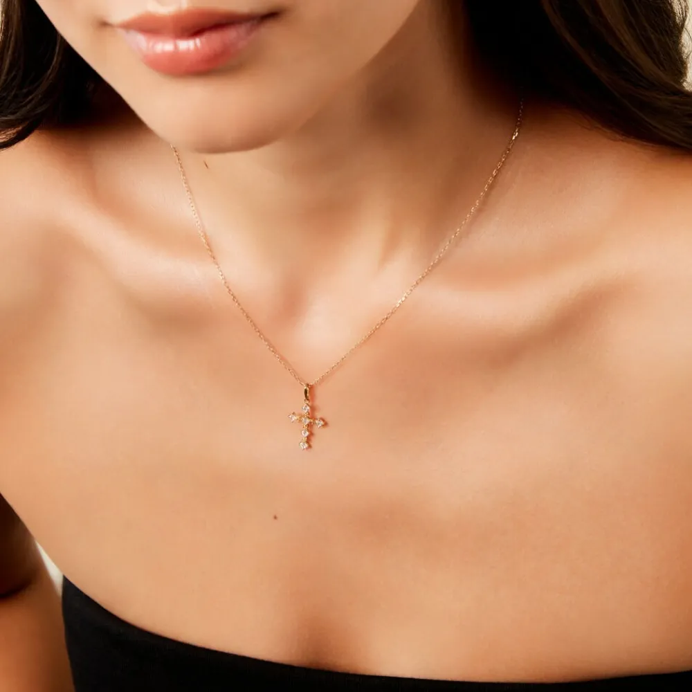 Pendentif Cleto Or Jaune Oxyde De Zirconium|Marc Orian New