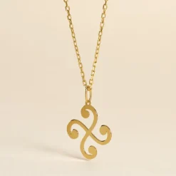 Pendentif Cobeia Croix Basque Or Jaune|Marc Orian Clearance