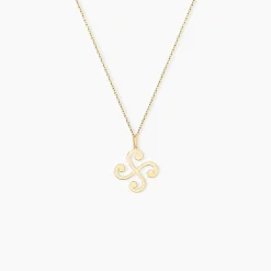 Pendentif Cobeia Croix Basque Or Jaune|Marc Orian Clearance