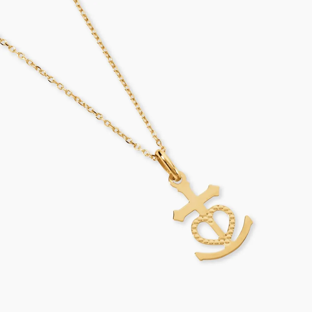 Pendentif Cobeia Croix De Camargue Or Jaune|Marc Orian Best