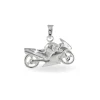 Pendentif Costanza Argent Blanc