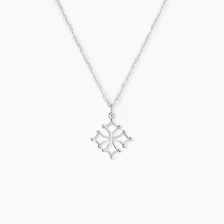 Pendentif Dajo Argent Blanc|Marc Orian Discount
