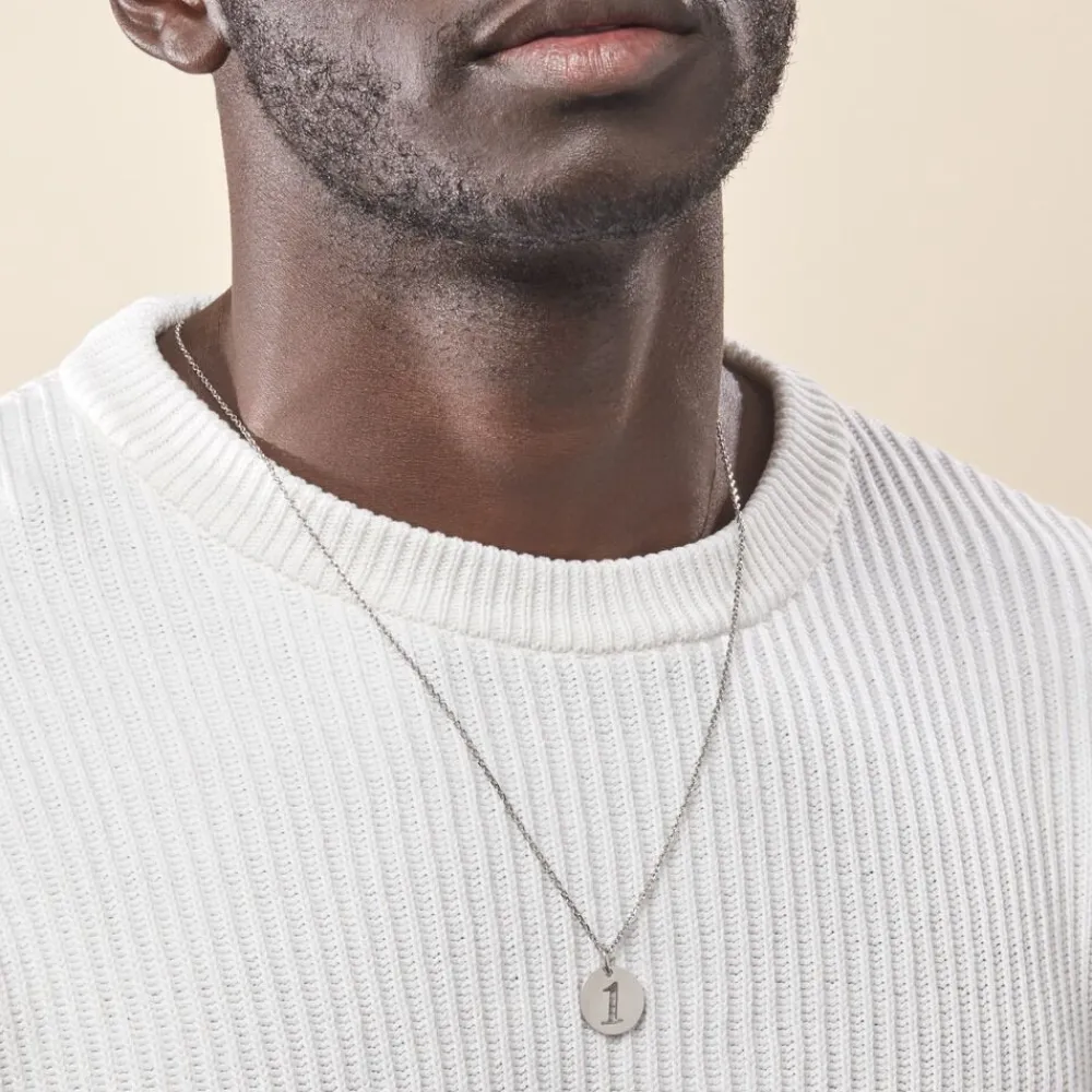 Pendentif Efiso Argent Blanc|Marc Orian Online