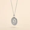 Pendentif Efiso Argent Blanc|Marc Orian