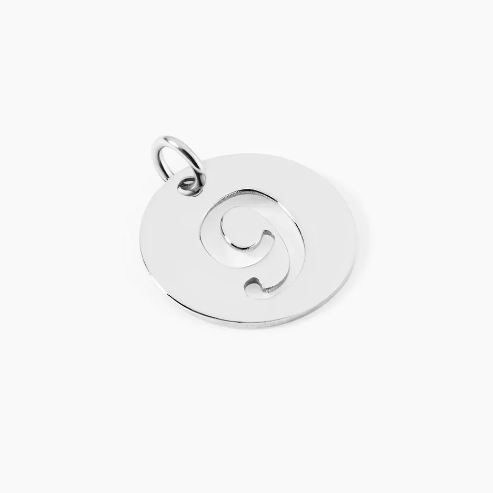 Pendentif Efiso Argent Blanc|Marc Orian
