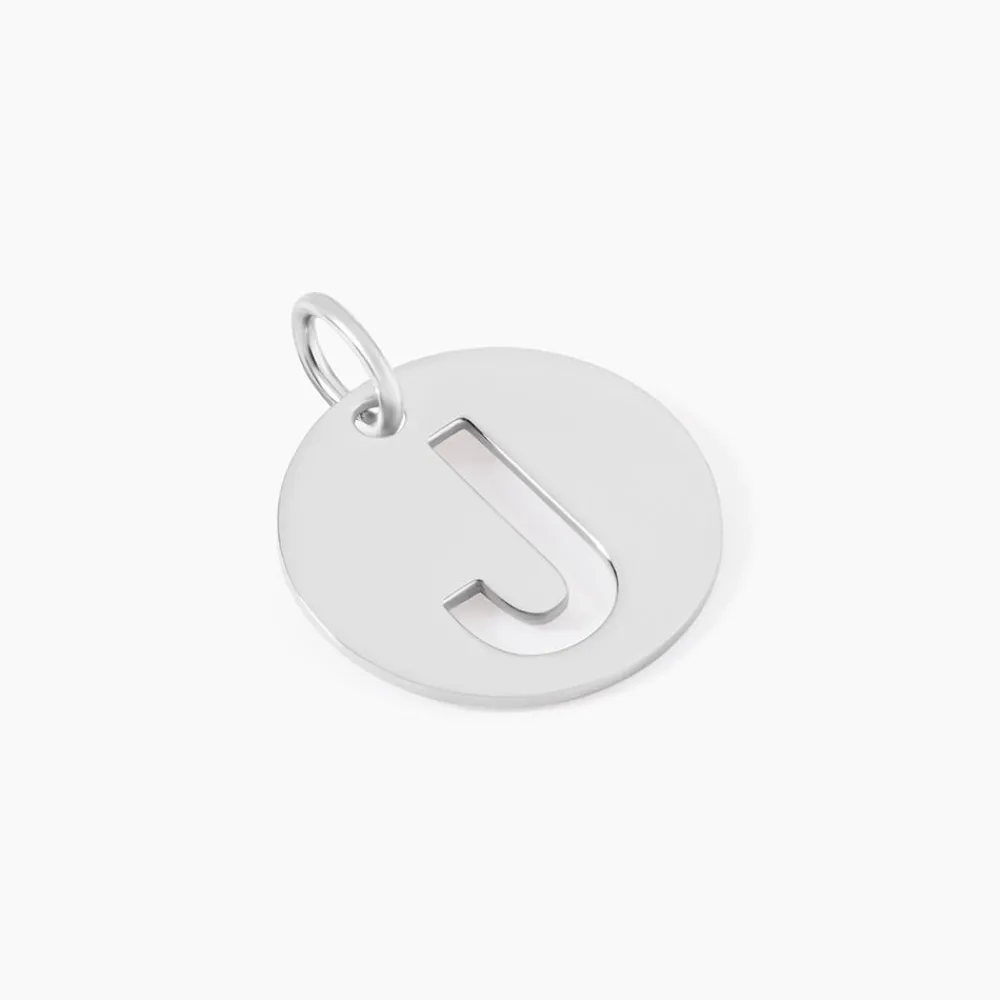 Pendentif Elio J Argent Blanc|Marc Orian Online