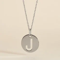 Pendentif Elio J Argent Blanc|Marc Orian Online
