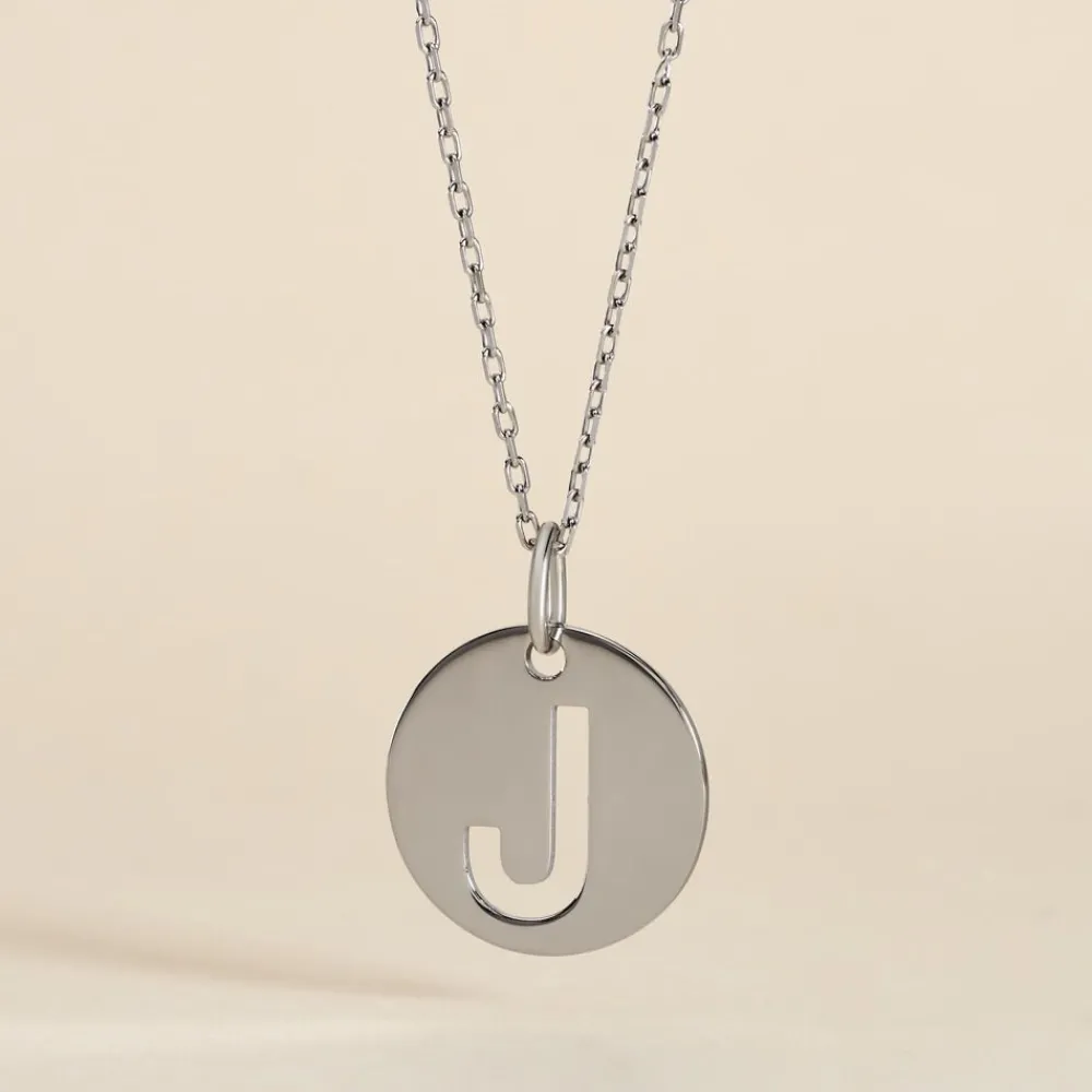 Pendentif Elio J Argent Blanc|Marc Orian Online