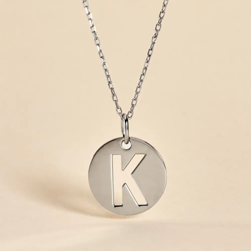 Pendentif Elio K Argent Blanc|Marc Orian Sale