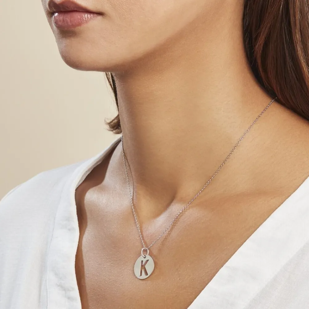 Pendentif Elio K Argent Blanc|Marc Orian Sale
