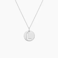 Pendentif Elio L Argent Blanc|Marc Orian New
