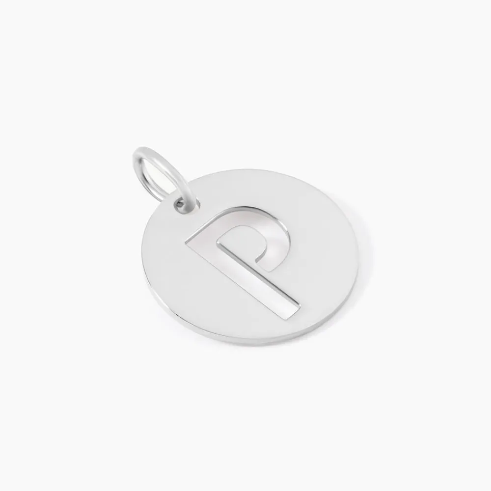 Pendentif Elio P Argent Blanc|Marc Orian Sale