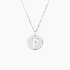 Pendentif Elio P Argent Blanc|Marc Orian Sale