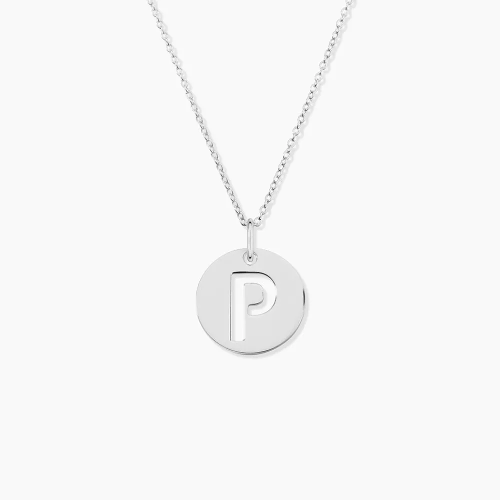 Pendentif Elio P Argent Blanc|Marc Orian Sale