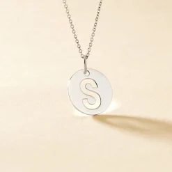 Pendentif Elio S Argent Blanc|Marc Orian Best