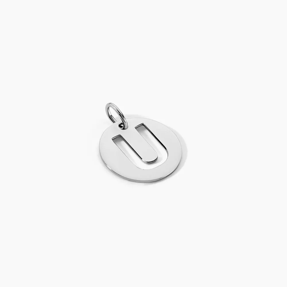 Pendentif Elio U Argent Blanc|Marc Orian Outlet