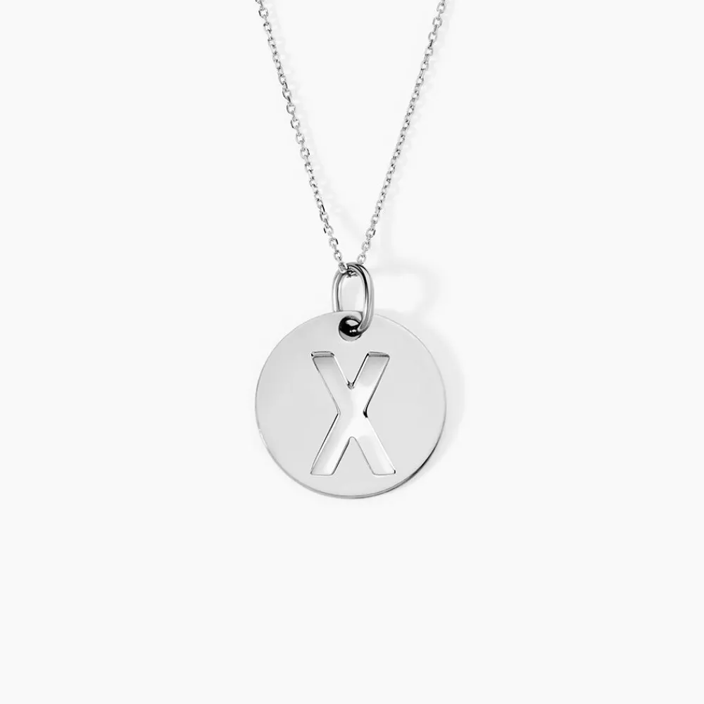 Pendentif Elio X Argent Blanc|Marc Orian Online