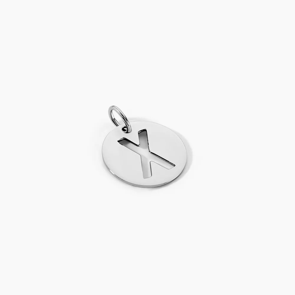 Pendentif Elio X Argent Blanc|Marc Orian Online