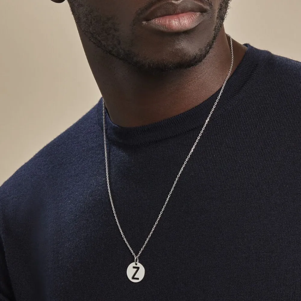 Pendentif Elio Z Argent Blanc|Marc Orian Clearance