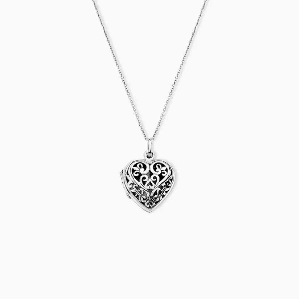 Pendentif Ellya Argent Blanc