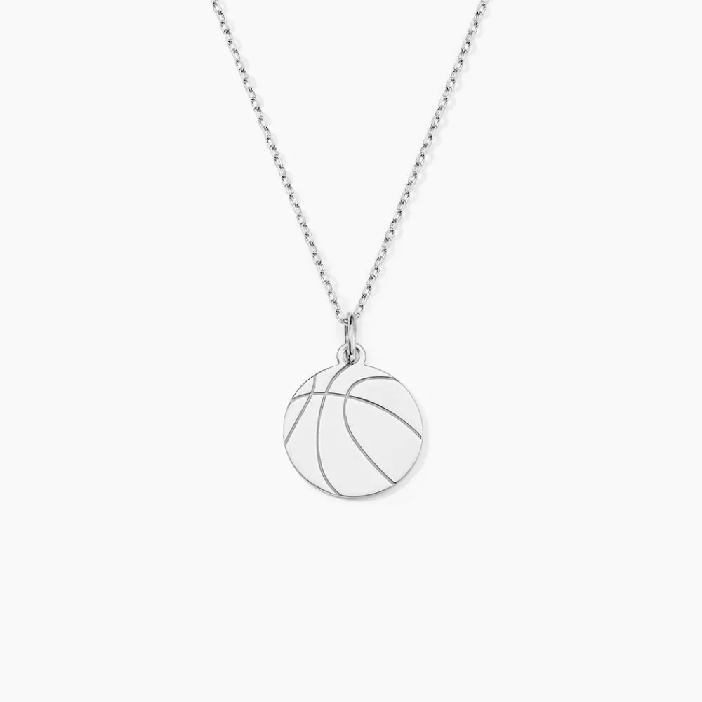 Pendentif Elyas Argent Blanc|Marc Orian Online