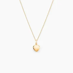 Pendentif Eudocie Coeur Lisse Or Jaune