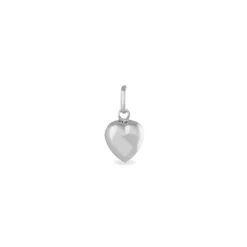 Pendentif Eudocie Coeur Lisse Or Blanc|Marc Orian Hot