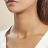 Pendentif Eudocie Coeur Mat Et Brillant Or Jaune