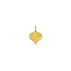 Pendentif Eudocie Coeur Message Or Jaune|Marc Orian